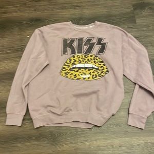 Kiss long sleeve shirts purple